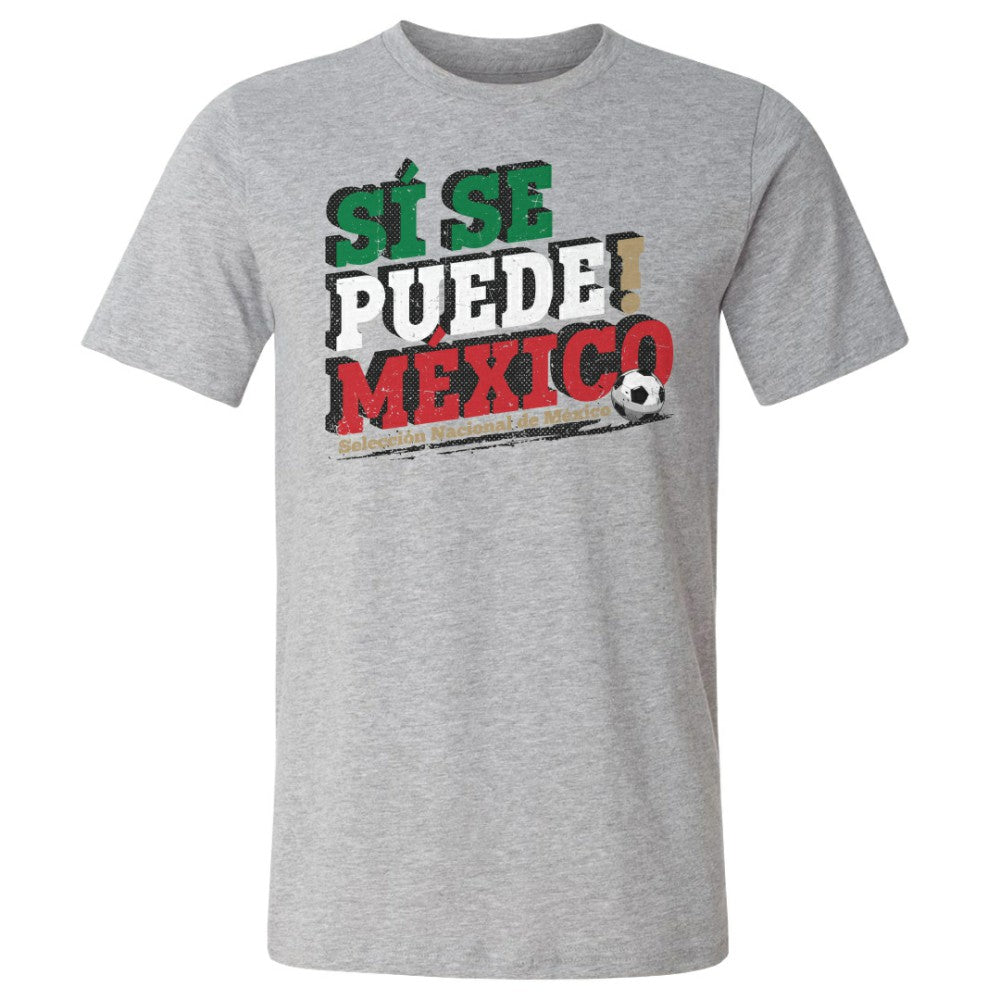 Mexico National Team 500 Level Si Se Puede T-Shirt Heather Gray