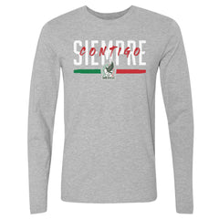 Mexico National Team 500 Level Siempre Contigo Long Sleeve T-Shirt Heather Gray