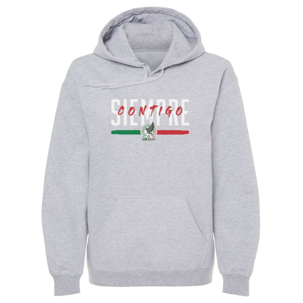 Mexico National Team 500 Level Siempre Contigo Pullover Hoodie Gray