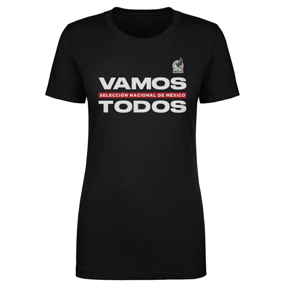 Mexico National Team 500 Level Women's Vamos Todos T-Shirt Black