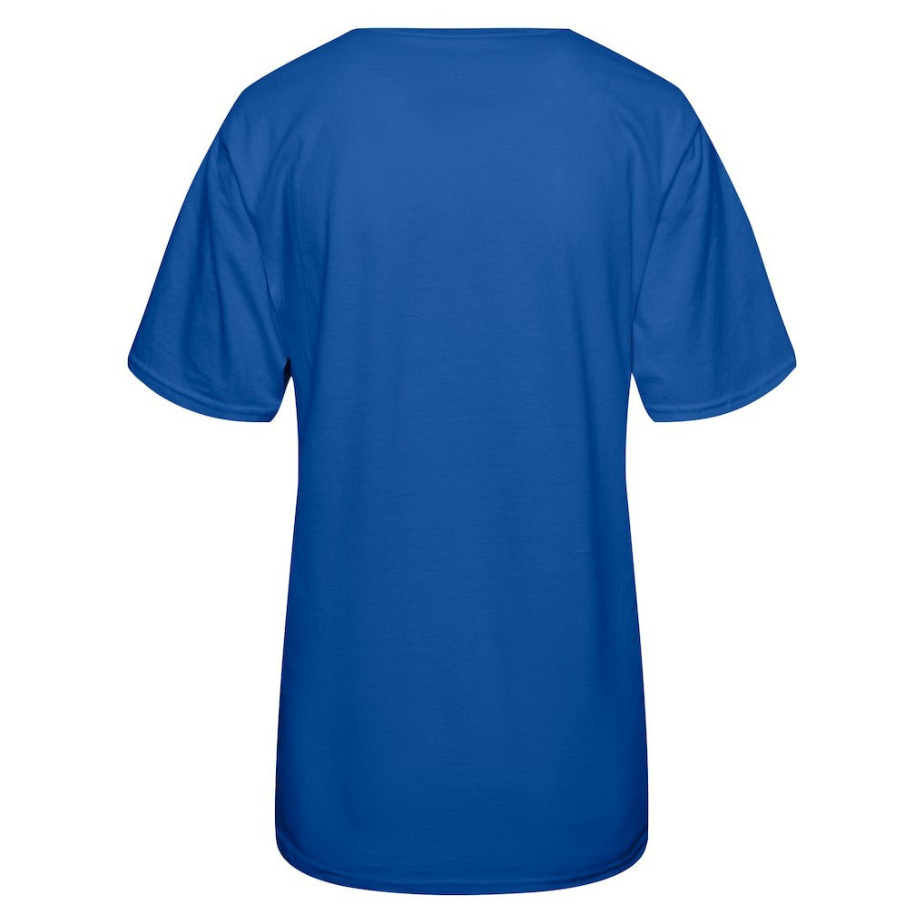Dallas Cowboys Cheerleaders Women's Sweetheart Boots T-Shirt Royal