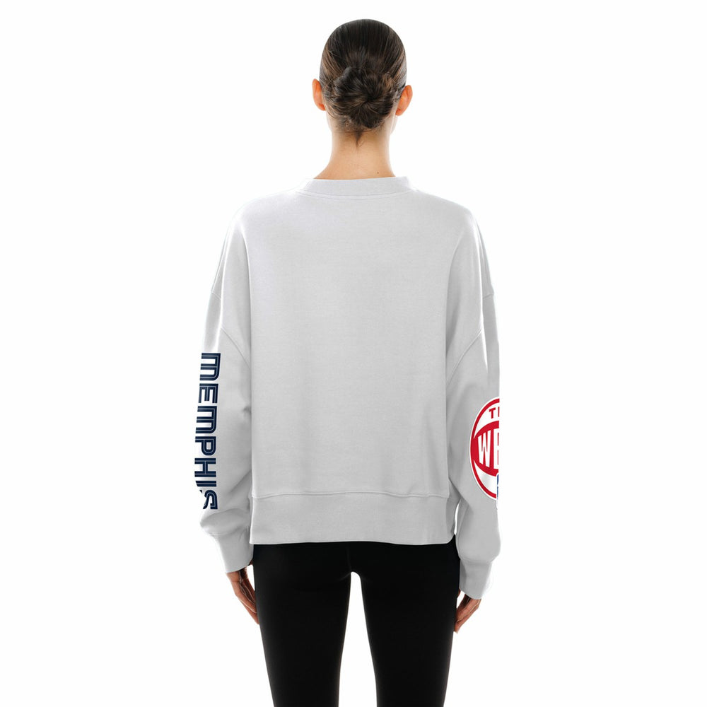 Memphis Grizzlies Women's 2025/26 City Edition Sweatshirt White | New Era Lifestyle
