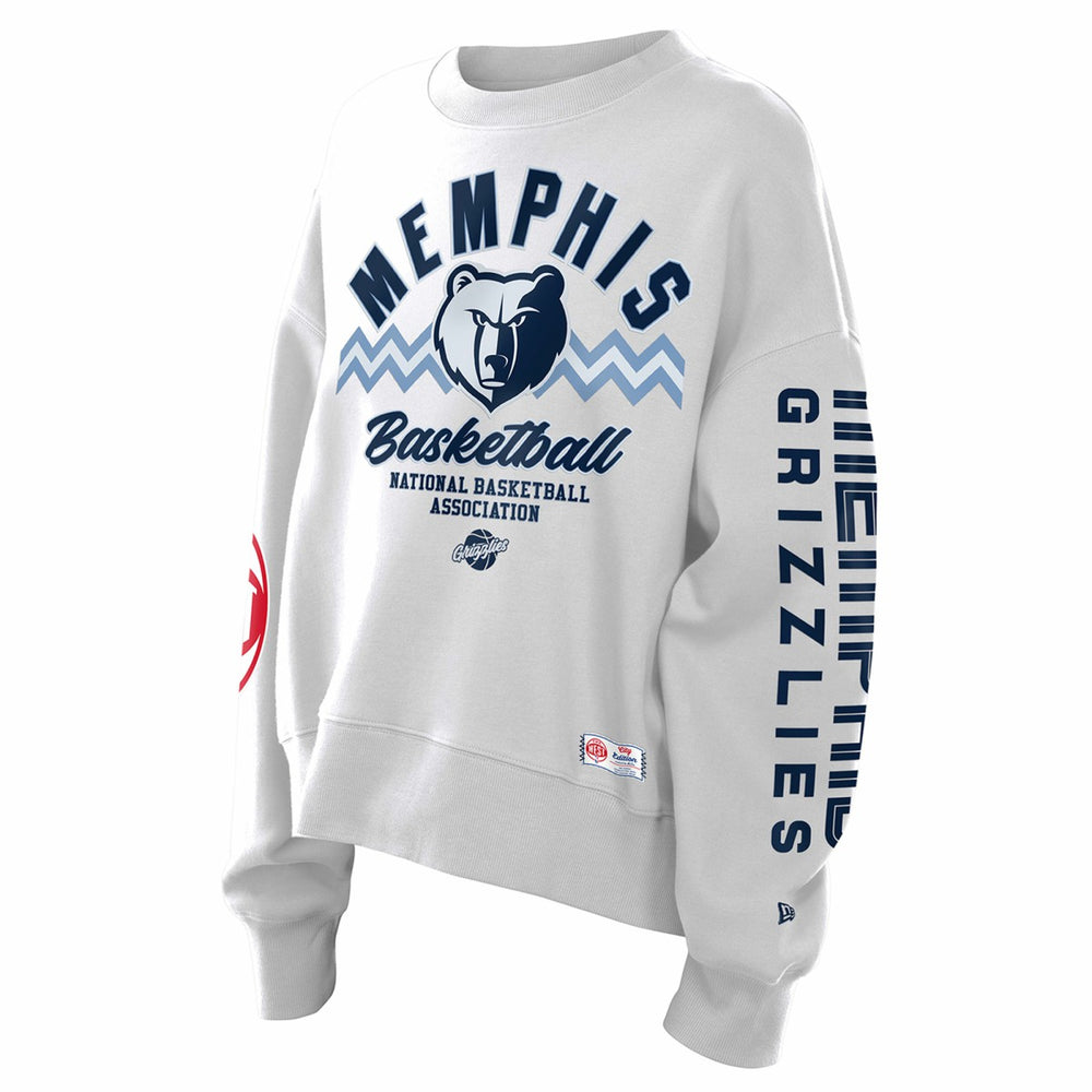Memphis Grizzlies Women's 2025/26 City Edition Sweatshirt White | New Era Lifestyle
