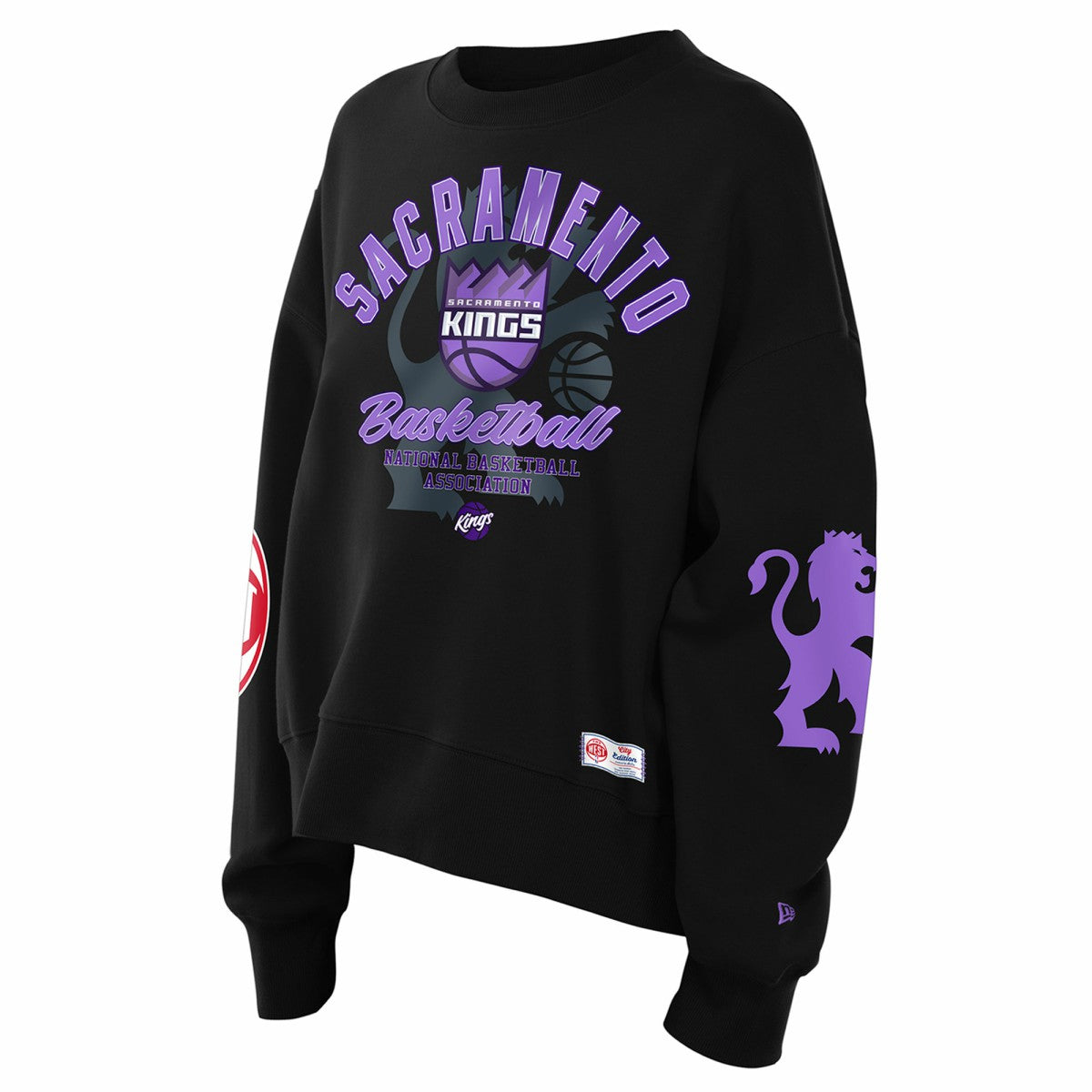 Sacramento Kings Women's 2025/26 City Edition Sweatshirt Black | New Era Lifestyle