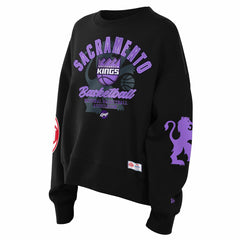 Sacramento Kings Women's 2025/26 City Edition Sweatshirt Black | New Era Lifestyle