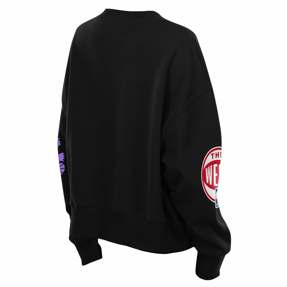 Sacramento Kings Women's 2025/26 City Edition Sweatshirt Black | New Era Lifestyle