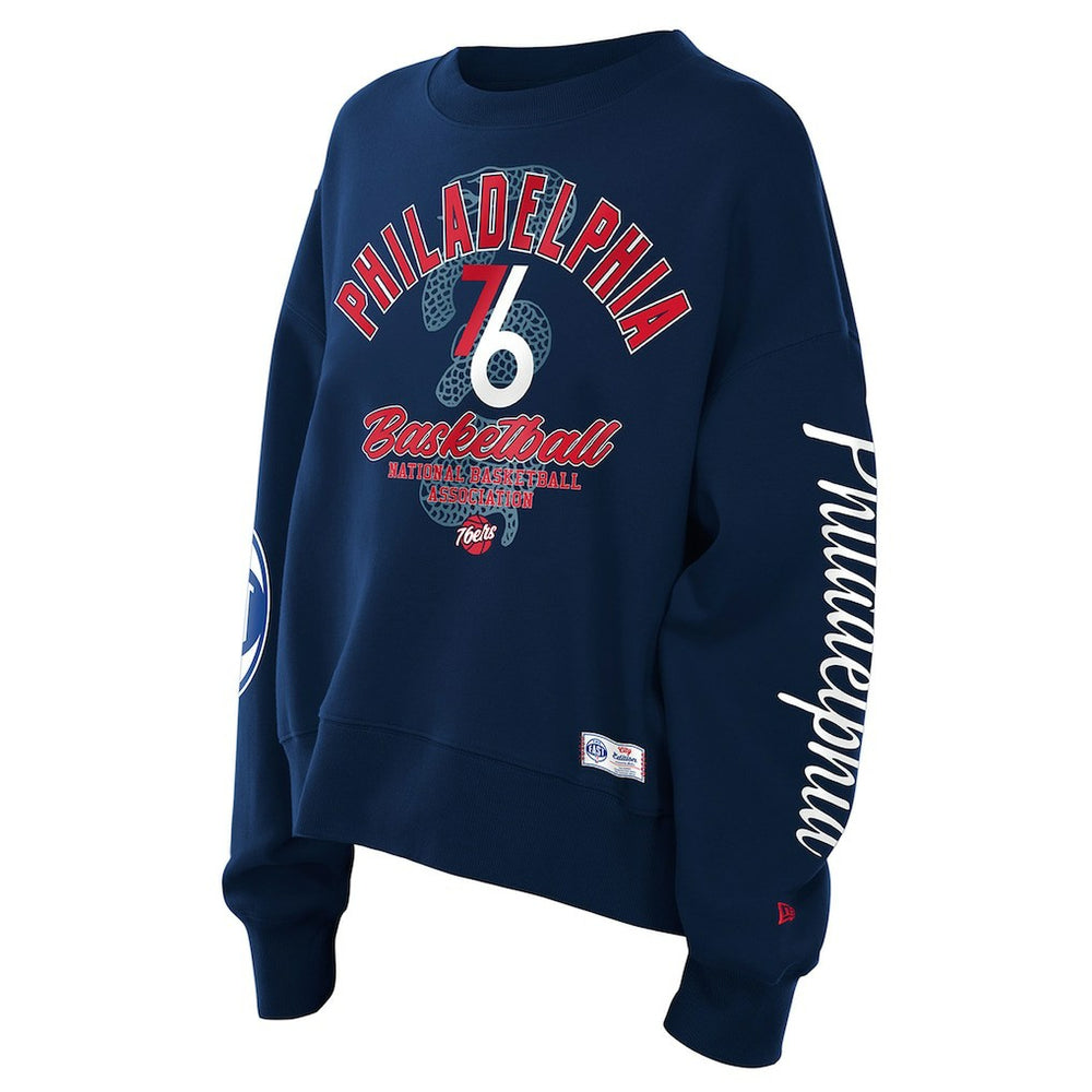 Philadelphia 76ers Women's 2025/26 City Edition Sweatshirt Navy | New Era online