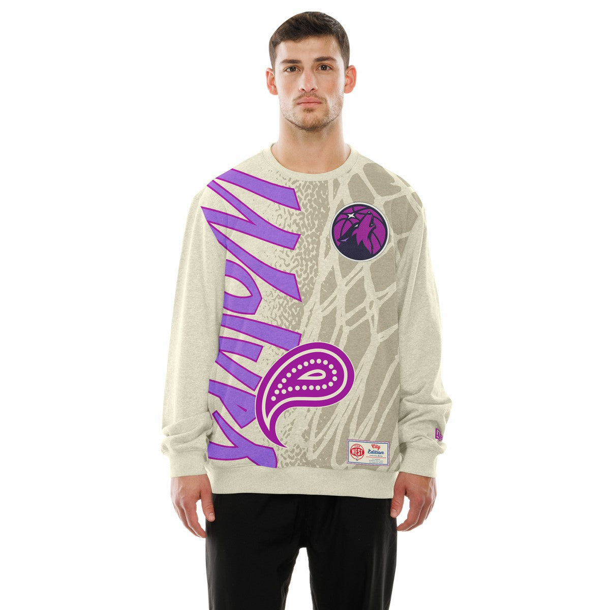 Minnesota Timberwolves 2025/26 City Edition Sweatshirt Tan | New Era discount