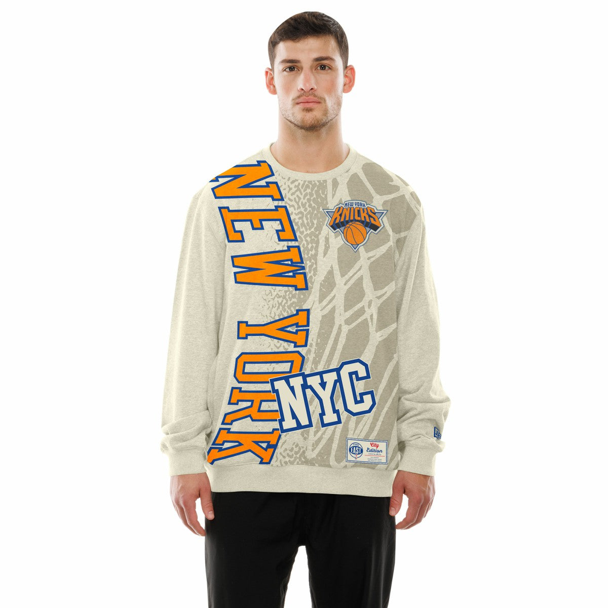 New York Knicks 2025/26 City Edition Sweatshirt Tan | New Era Lifestyle
