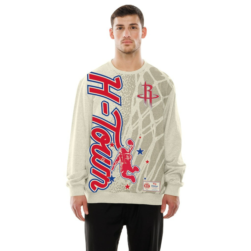 Houston Rockets 2025/26 City Edition Sweatshirt for sale Tan | New Era outlet