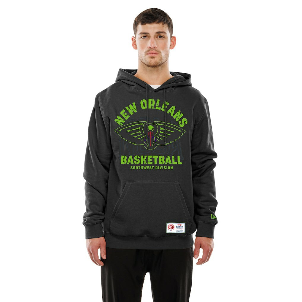New Orleans Pelicans 2025/26 City Edition Fleece Hoodie Black | New Era for sale