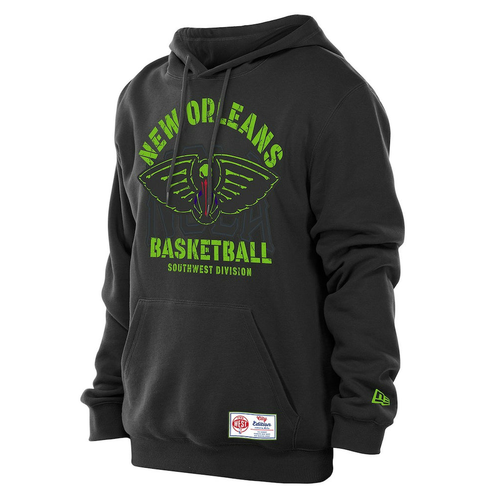 New Orleans Pelicans 2025/26 City Edition Fleece Hoodie Black | New Era for sale