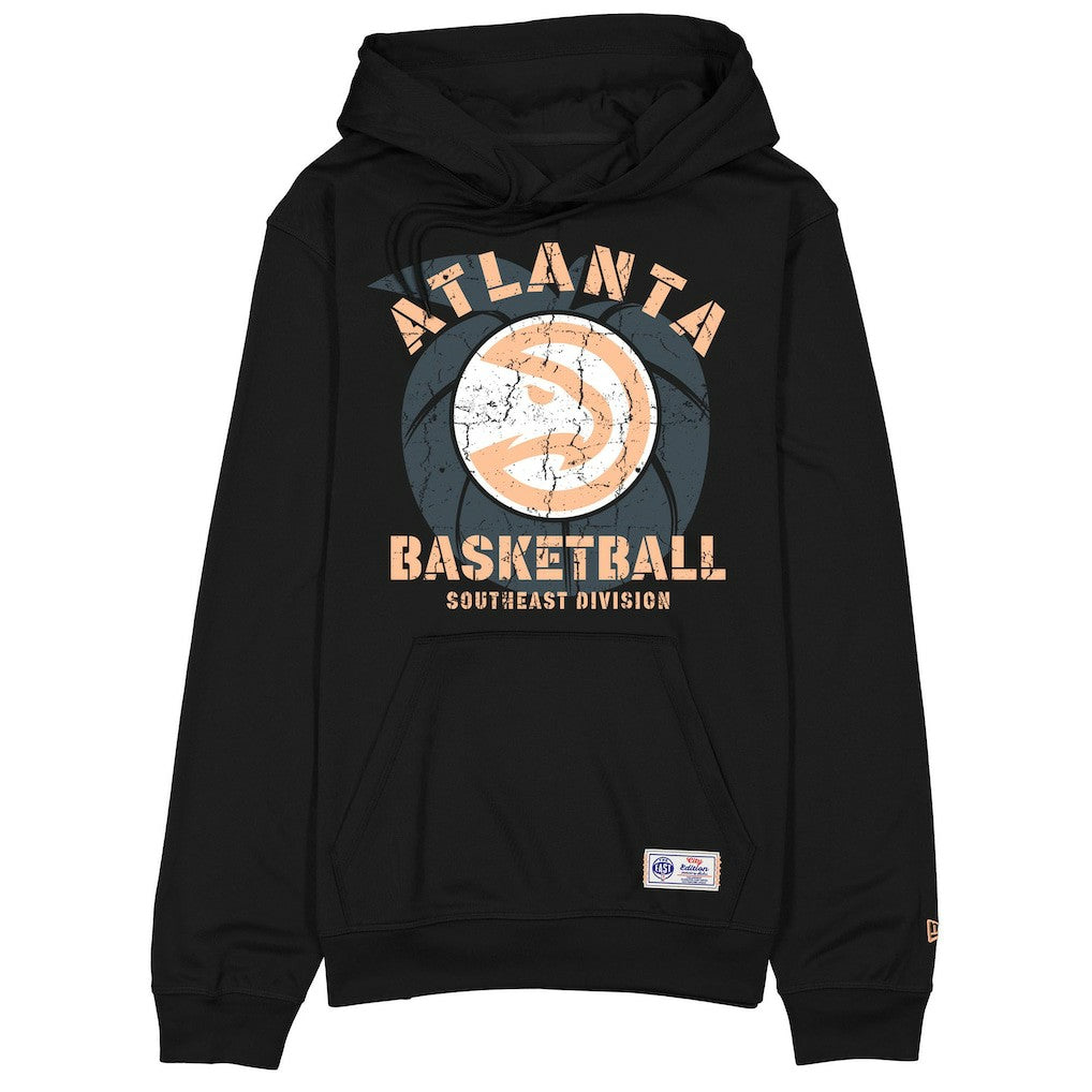 Atlanta Hawks 2025/26 City Edition Fleece Hoodie Black | New Era discount