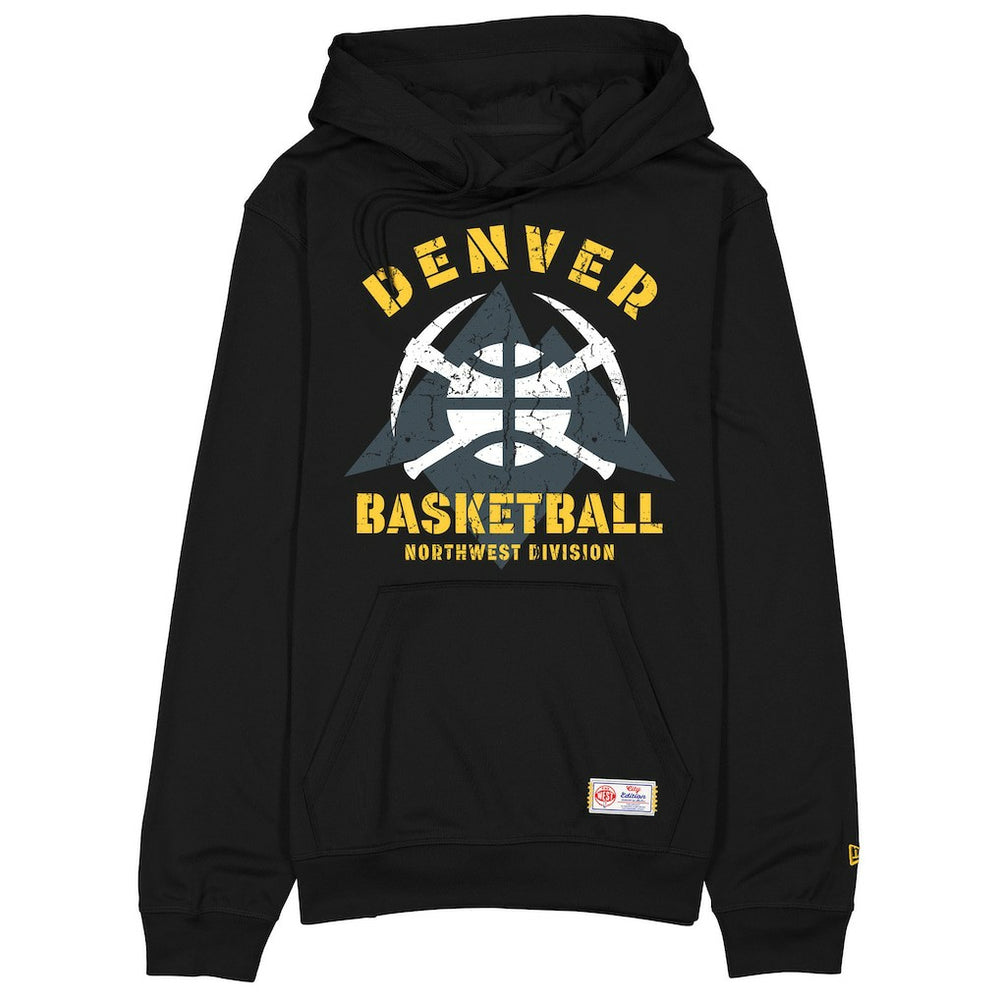 Denver Nuggets 2025/26 City Edition Fleece Hoodie for sale Black | New Era online