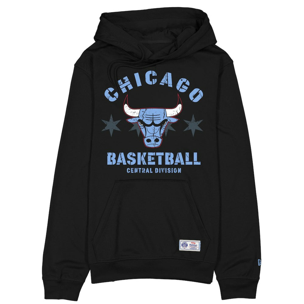 Chicago Bulls 2025/26 City Edition Fleece Hoodie Black | New Era for sale