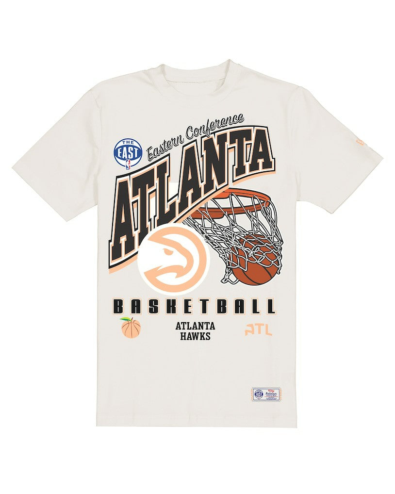 Atlanta Hawks Oversized City Edition Remix Vintage T-Shirt Cream | New Era outlet