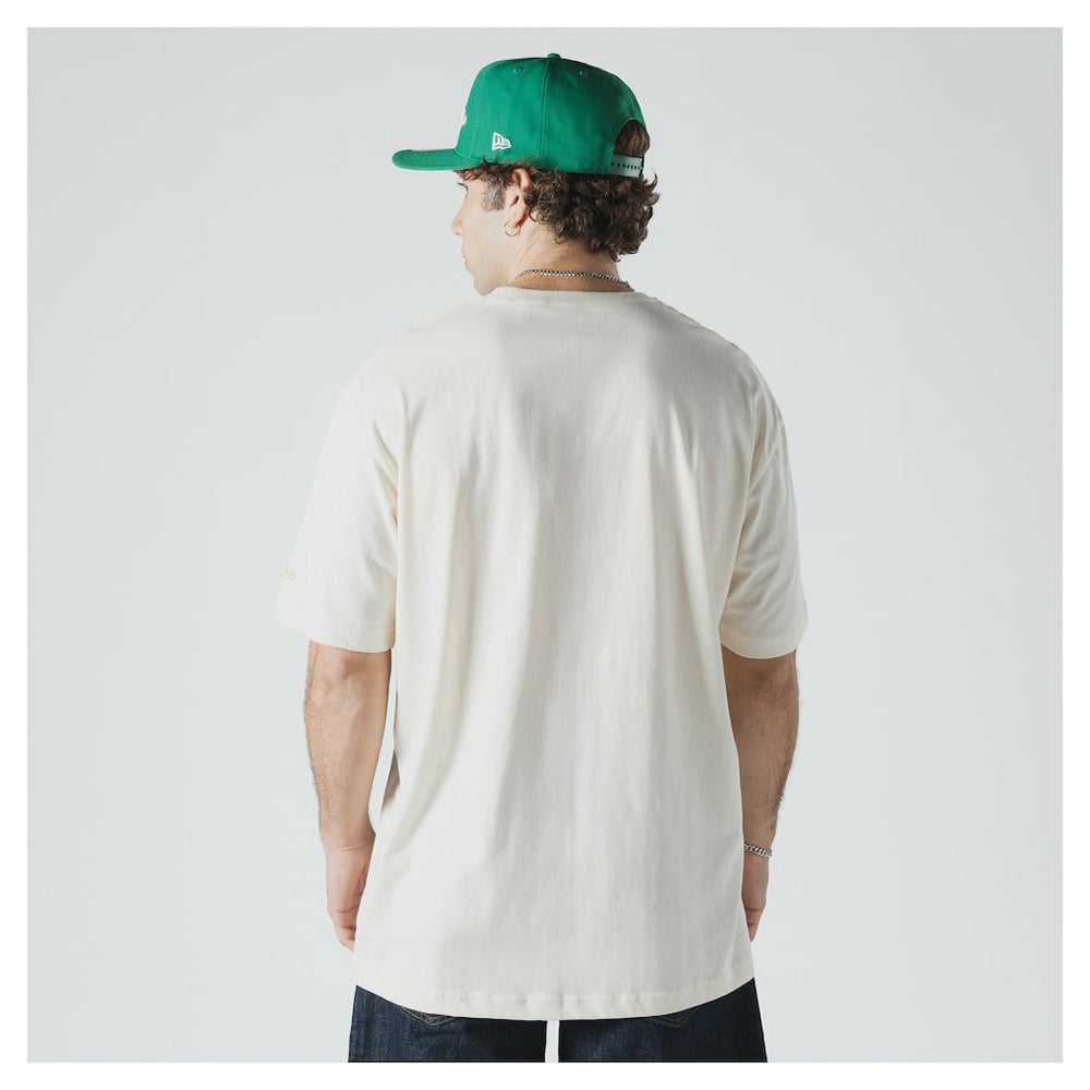 Boston Celtics Oversized City Edition Remix Vintage T-Shirt Cream | New Era outlet