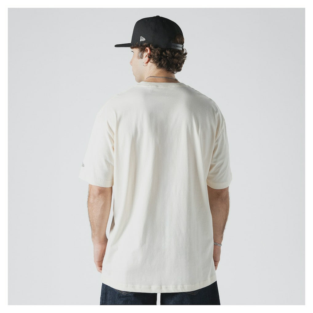 Brooklyn Nets Oversized City Edition Remix Vintage T-Shirt Cream | New Era