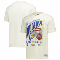 Indiana Pacers Oversized City Edition Remix Vintage T-Shirt Cream | New Era Lifestyle