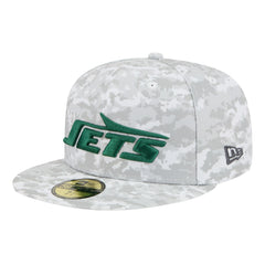 New York Jets New Era 2025 Salute to Service Fan Pack 59FIFTY Fitted Hat White