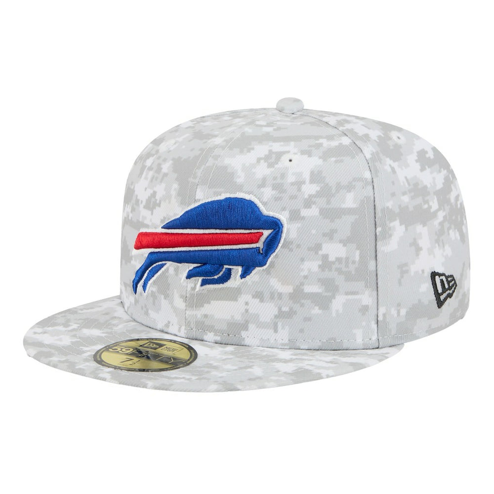 Buffalo Bills New Era 2025 Salute to Service Fan Pack 59FIFTY Fitted Hat White