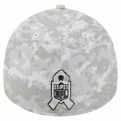 Arizona Cardinals New Era 2025 Salute to Service Digital Camo Fan Pack 39THIRTY Flex Hat White
