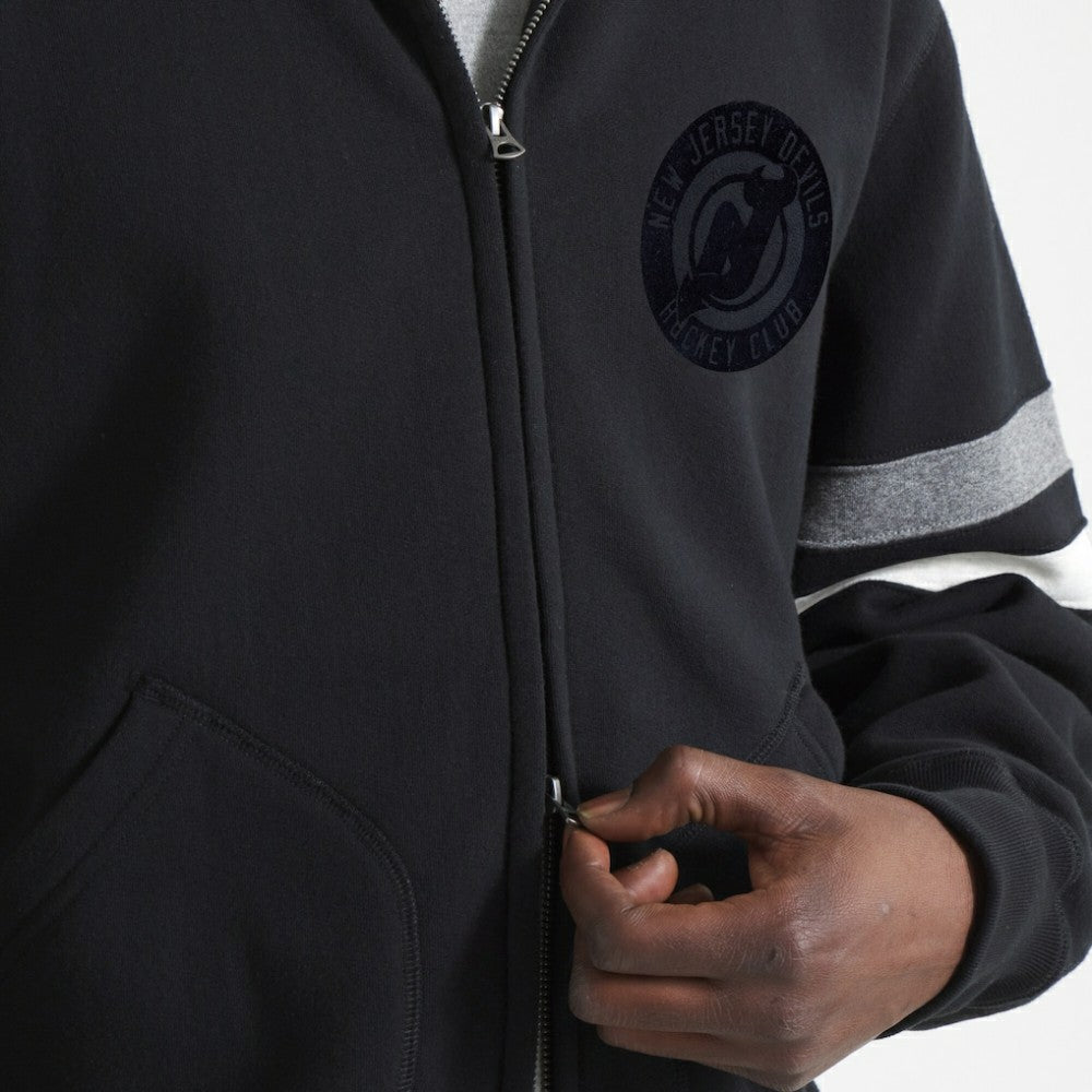 New Jersey Devils Todd Snyder Full-Zip Fleece Jacket - Black - NHL 203019082