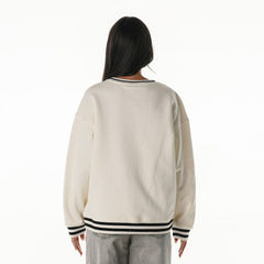 Pittsburgh Steelers The Wild Collective Women's Oversized Vintage French Terry Sweatshirt Cream