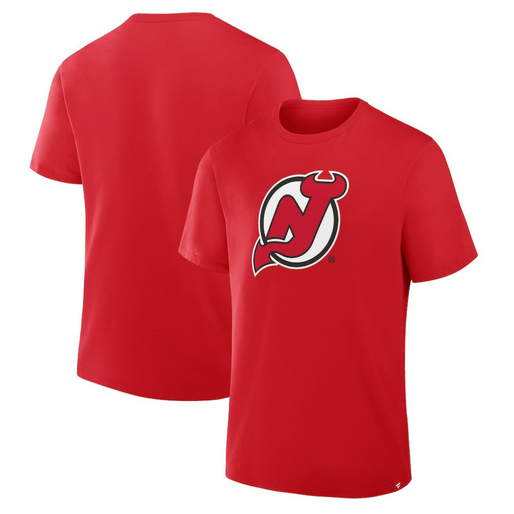 New Jersey Devils Fanatics Essential Legacy T-Shirt - Red - NHL 203021498