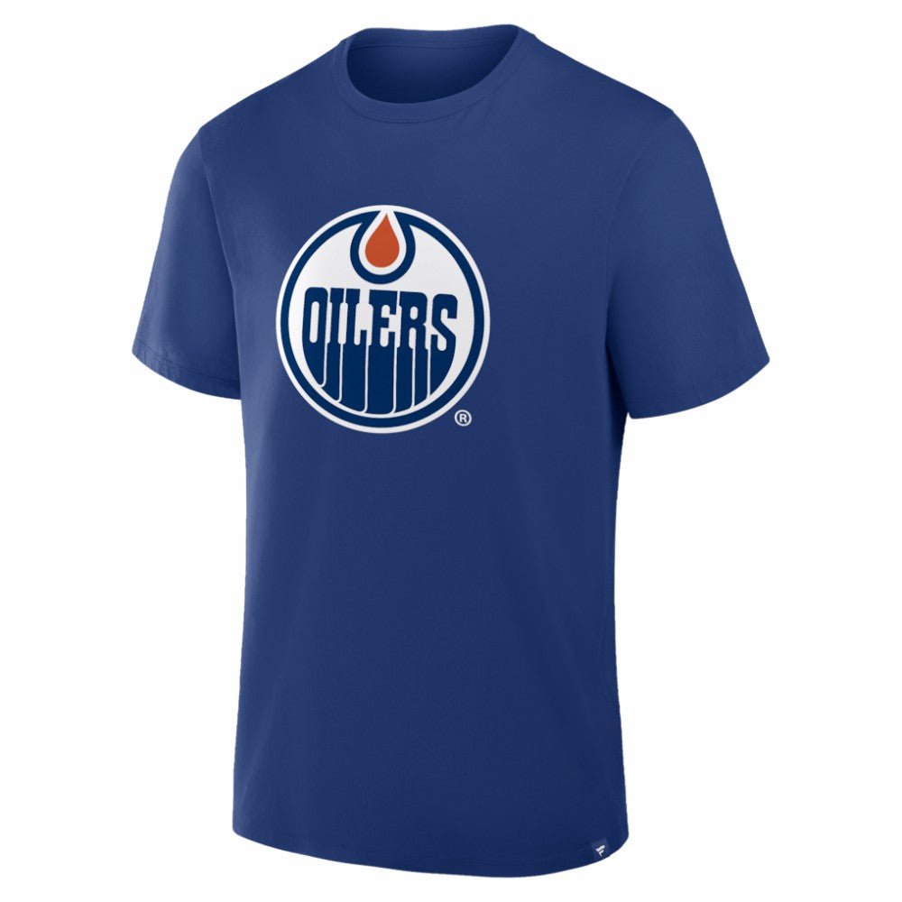 Edmonton Oilers Fanatics Essential Legacy T-Shirt - Royal - NHL 203021627