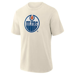 Edmonton Oilers Fanatics Stadium Slub T-Shirt - Cream - NHL 203024626
