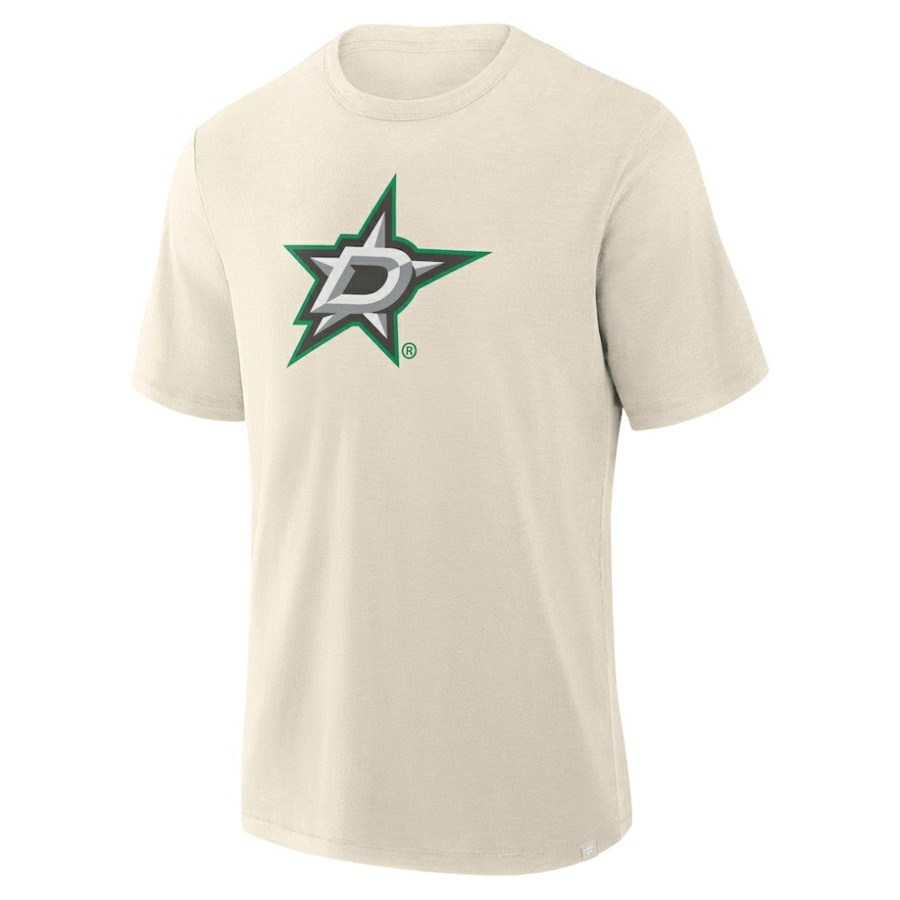 Dallas Stars Fanatics Stadium Slub T-Shirt - Cream - NHL 203024633