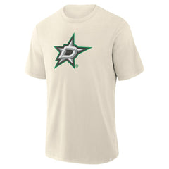 Dallas Stars Fanatics Stadium Slub T-Shirt - Cream - NHL 203024633