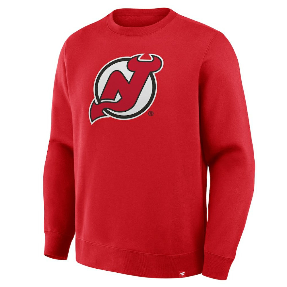 New Jersey Devils Fanatics Essential Legacy Sweatshirt - Red - NHL 203026391