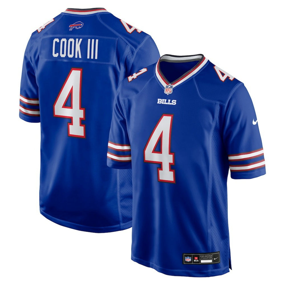 Nike James Cook III Buffalo Bills Team Game Jersey Royal