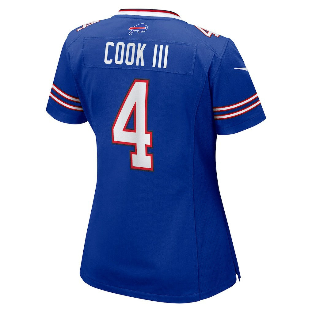 Nike James Cook III Buffalo Bills Women's Team Game Jersey Royal