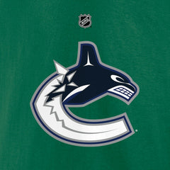 Brock Boeser Vancouver Canucks Fanatics Authentic Stack Name & Number T-Shirt - Green - NHL 203035132