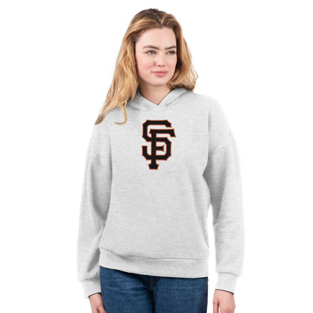 San Francisco Giants G-III 4Her by Carl Banks Women's T-Shirt and Hoodie Combo Pack - Black/Bright Heather Ceramic - MLB Lifestyle