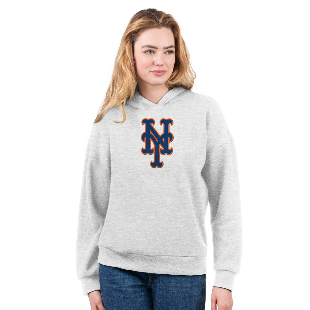 New York Mets G-III 4Her by Carl Banks Women's T-Shirt and Hoodie Combo Pack - Royal/Bright Heather Ceramic - New Era Sale