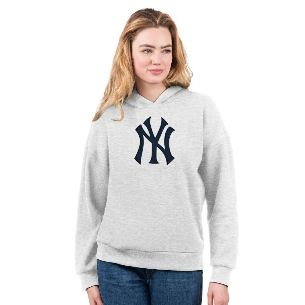 New York Yankees G-III 4Her by Carl Banks Women's T-Shirt and Hoodie Combo Pack - Navy/Bright Heather Ceramic - New Era Sale