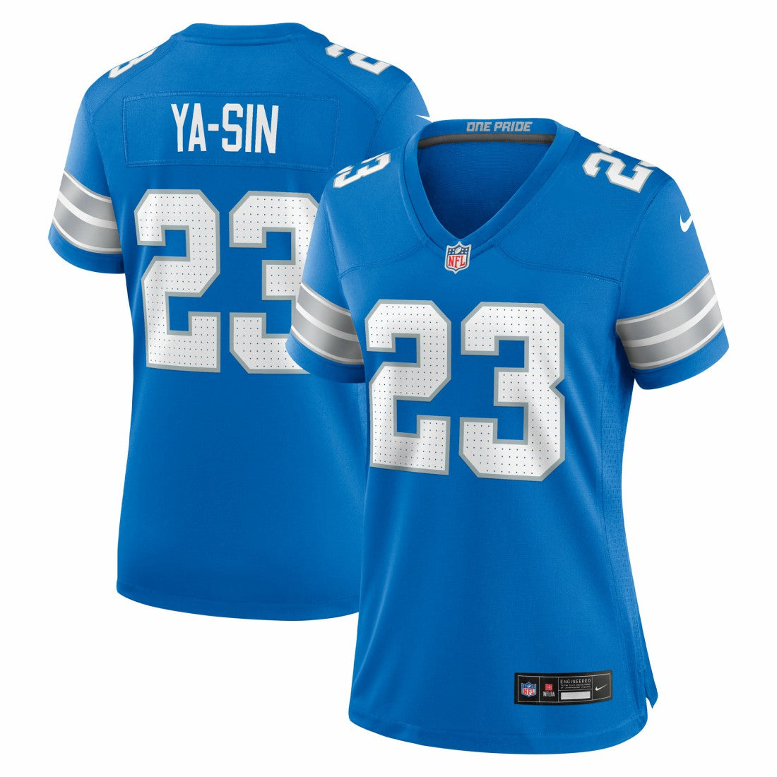 Nike Rock Ya-Sin Detroit Lions Women's Team Game Jersey Blue