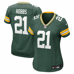 Nike Nate Hobbs Green Bay Packers Women's Team Game Jersey Green
