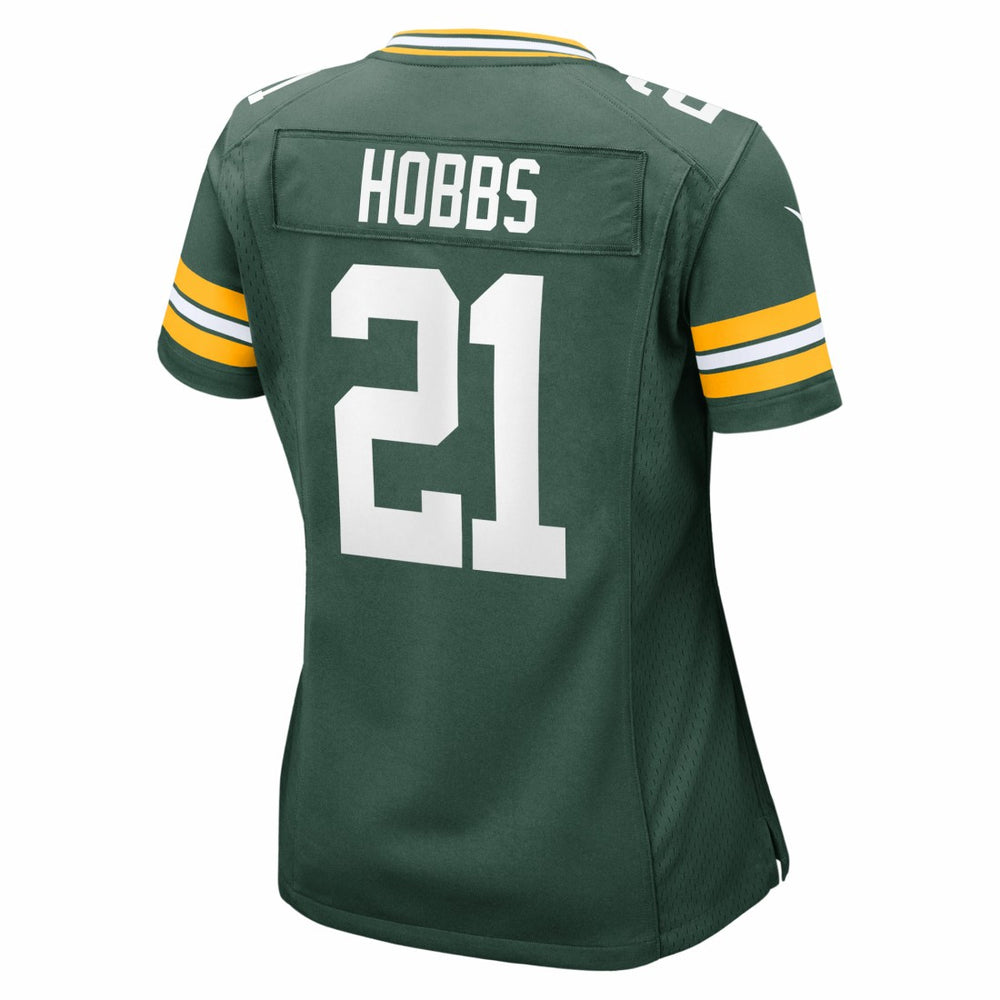 Nike Nate Hobbs Green Bay Packers Women's Team Game Jersey Green