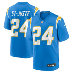 Nike Benjamin St-Juste Los Angeles Chargers Team Game Jersey Powder Blue