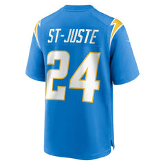 Nike Benjamin St-Juste Los Angeles Chargers Team Game Jersey Powder Blue