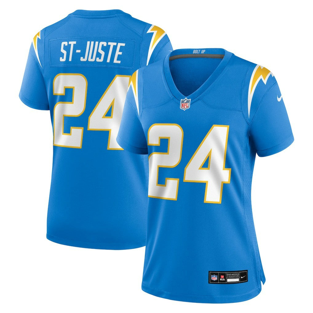Nike Benjamin St-Juste Los Angeles Chargers Women's Team Game Jersey Powder Blue