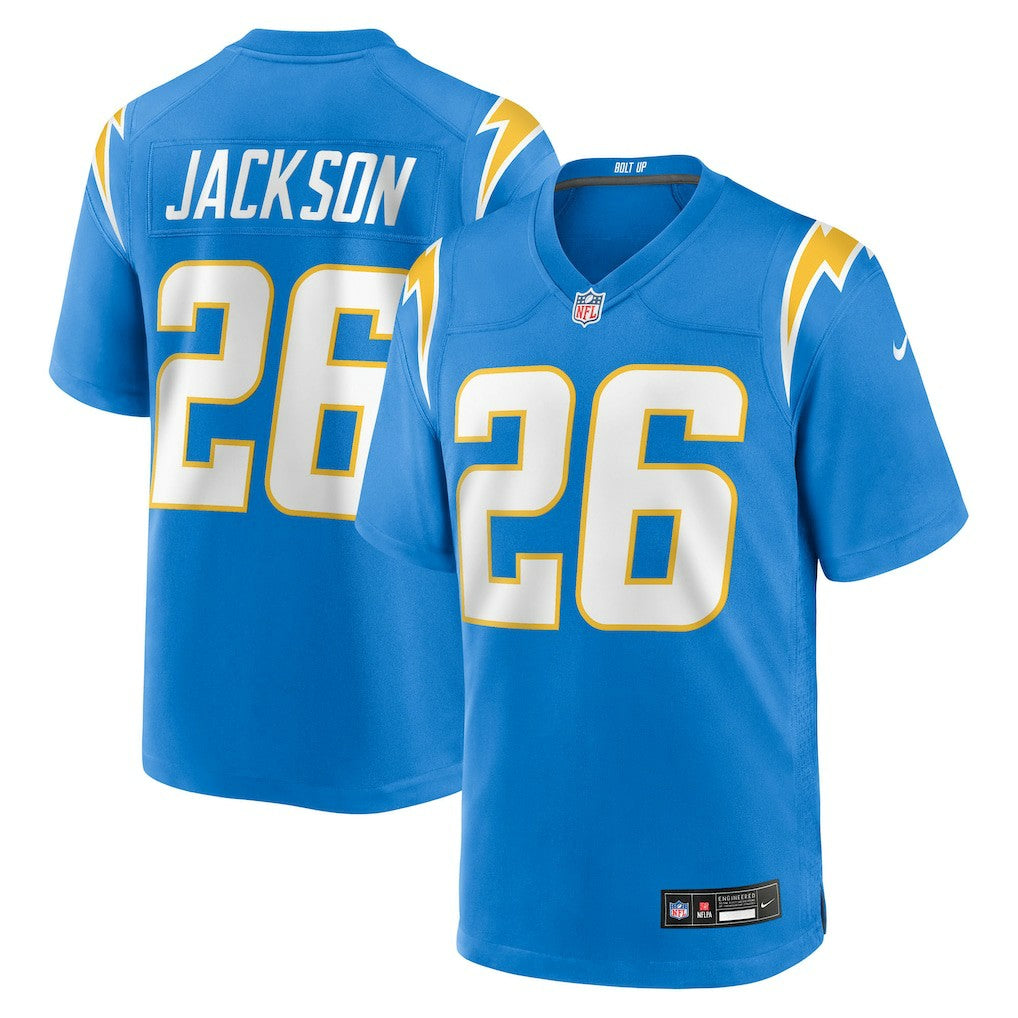 Nike Donte Jackson Los Angeles Chargers Team Game Jersey Powder Blue