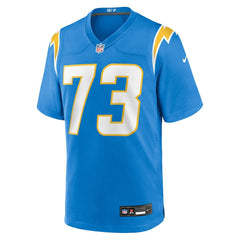 Nike Mekhi Becton Los Angeles Chargers Team Game Jersey Powder Blue