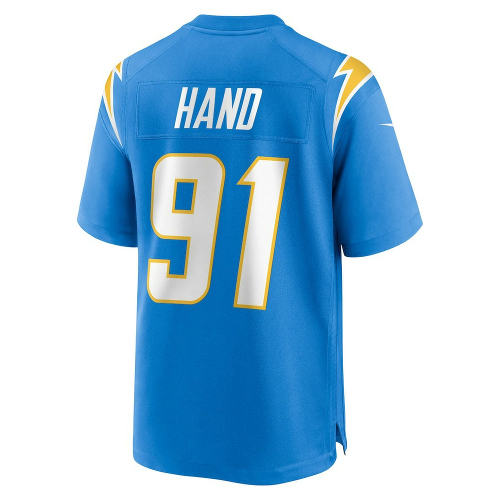 Nike Da'Shawn Hand Los Angeles Chargers Team Game Jersey Powder Blue