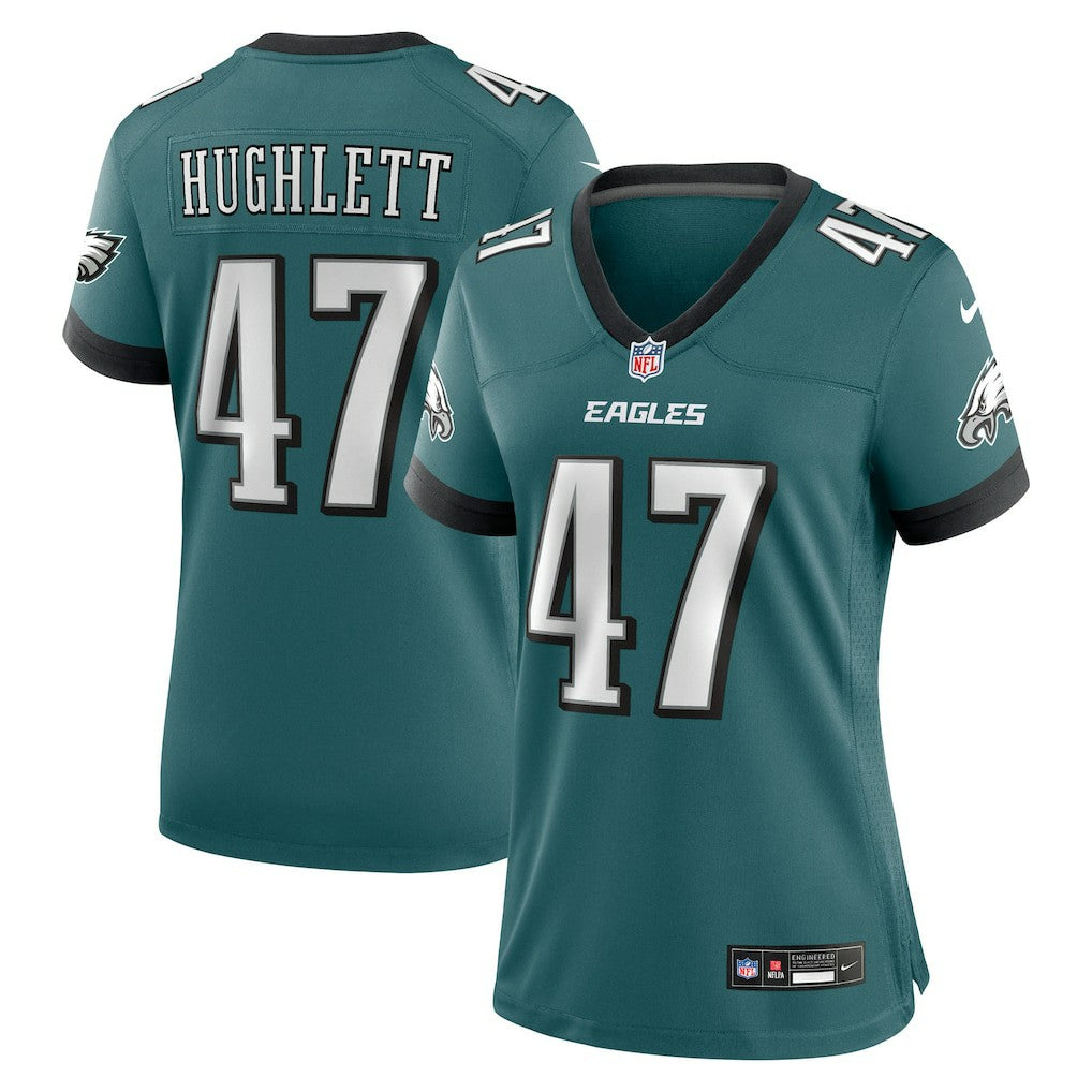 Nike Charley Hughlett Philadelphia Eagles Women's Team Game Jersey Midnight Green